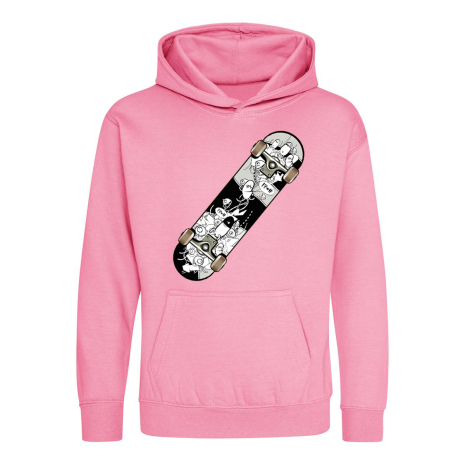 hOODIE ROSE SKATEBOORD